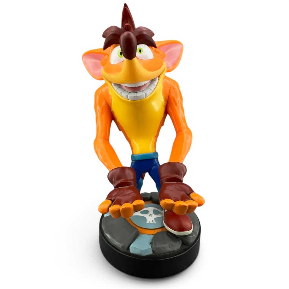 Cable Guys Crash Bandicoot Controller Holder Stand Orange 8" PlayStation Gaming